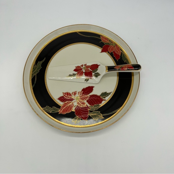 Mikasa Christmas Cake Plate and Server - Picture 2 of 12